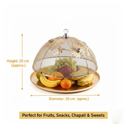Golden Iron Fruit and Cake Net