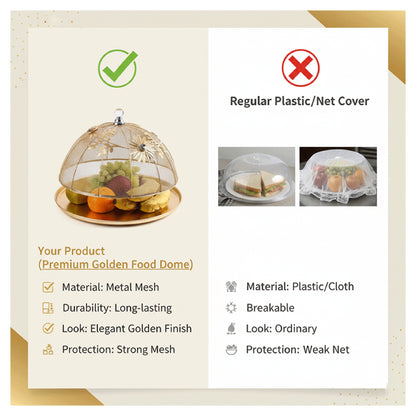 Golden Iron Fruit and Cake Net