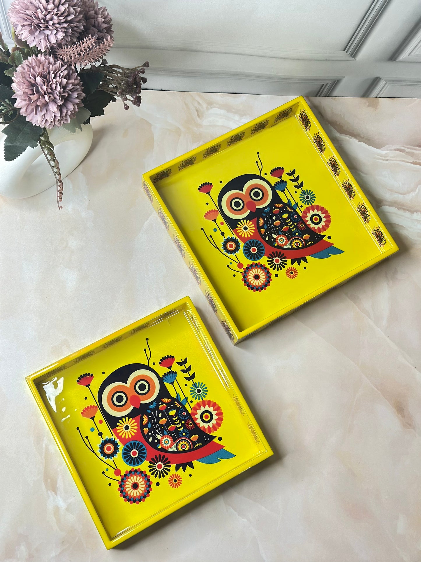 MDF Serving Tray Set