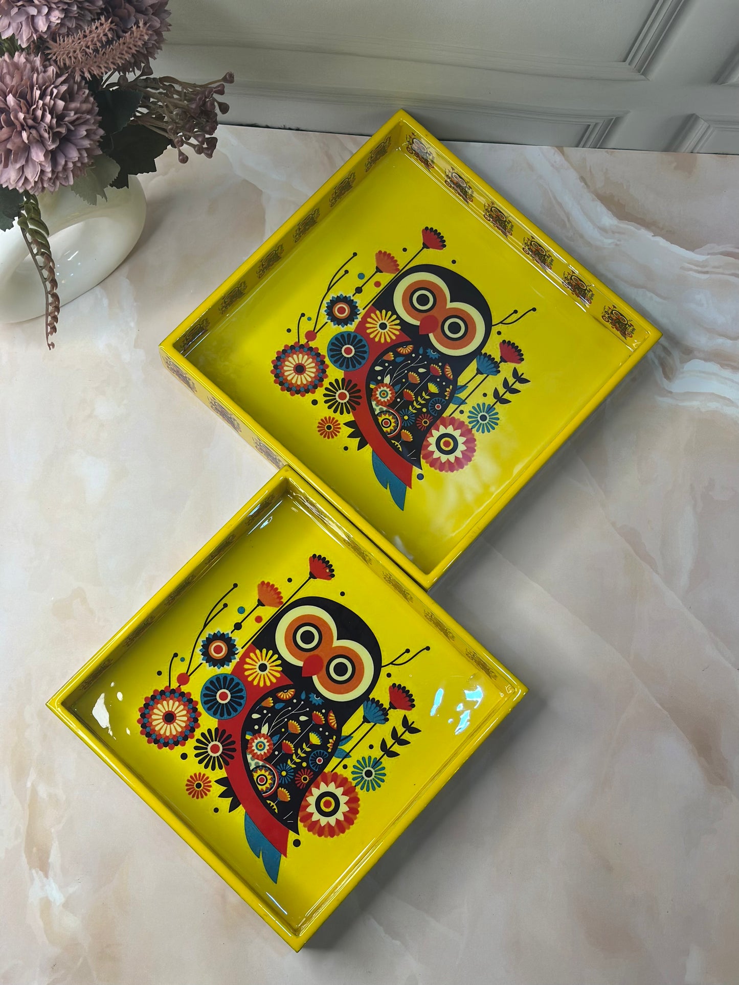 Square Tray Set of 2