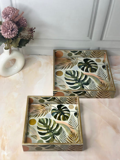 Square Tray Set of 2 - Style-1