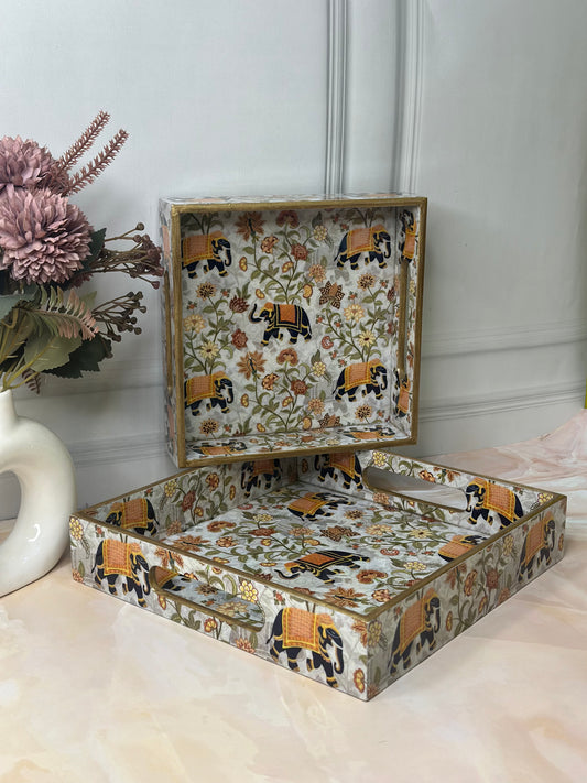 Square Tray Set of 2 - Style-2