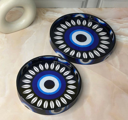 Round Serving Tray Set of 2