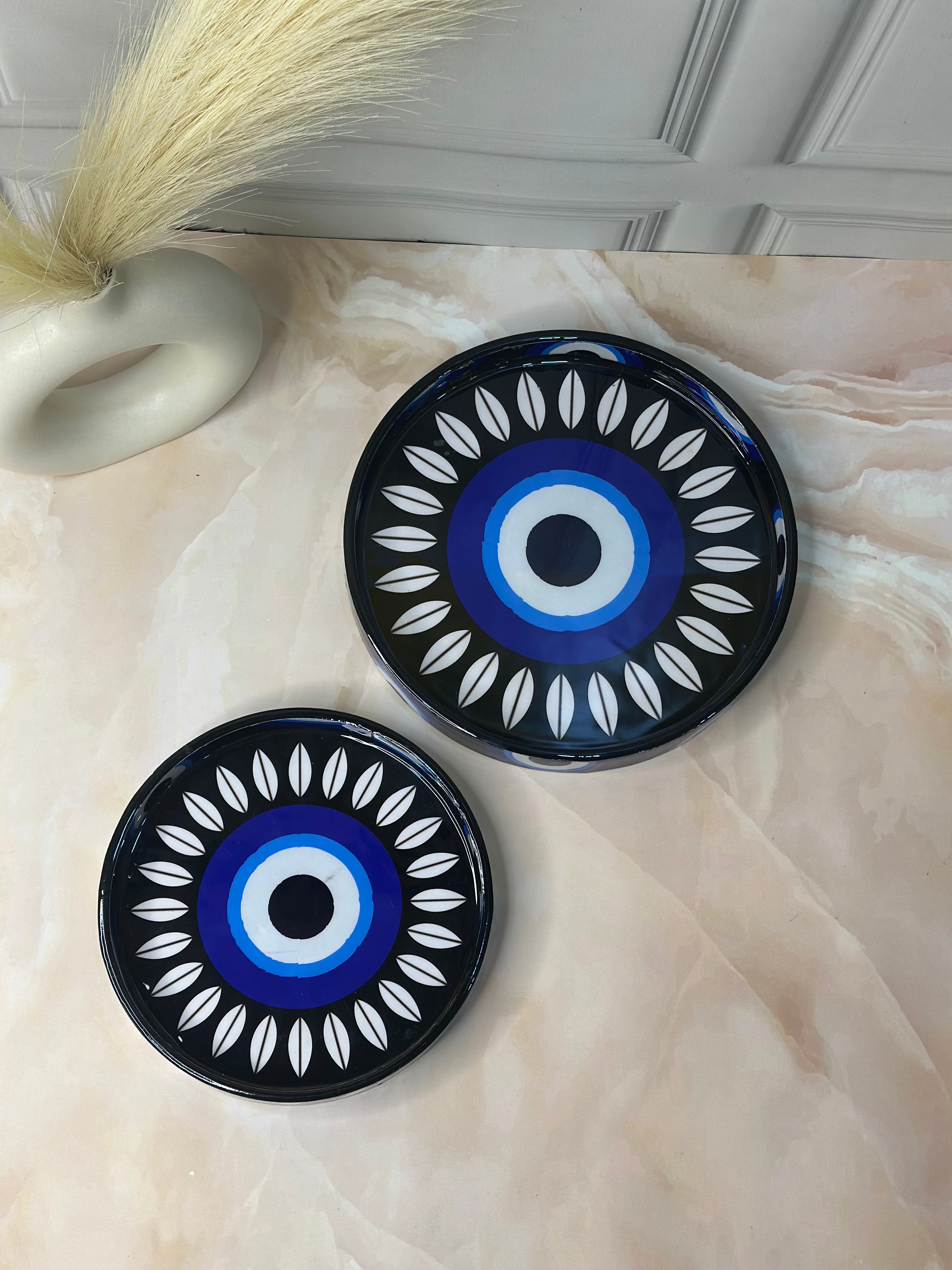 Round Serving Tray Set of 2 extra image