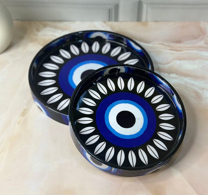 Round Serving Tray Set of 2