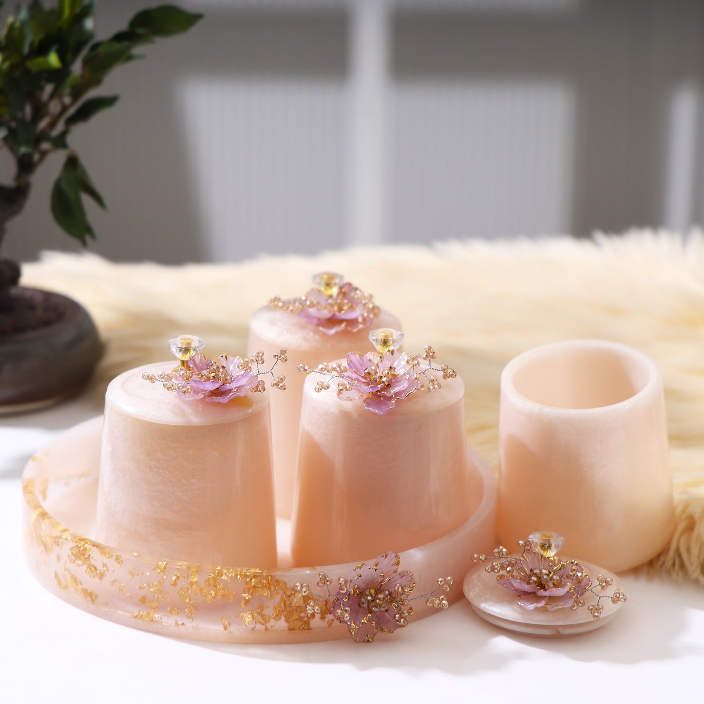 Premium Airtight Serving Container Set – 4 Jars | Style 1