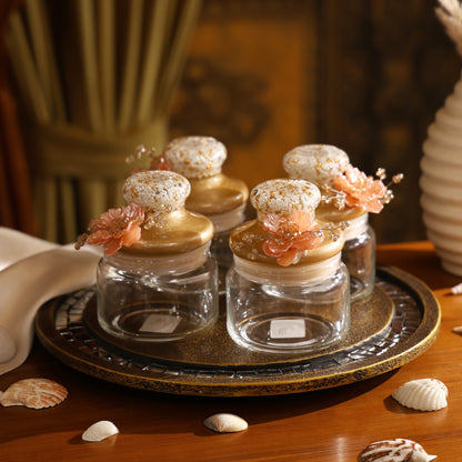 Revolving 4Jar Organiser