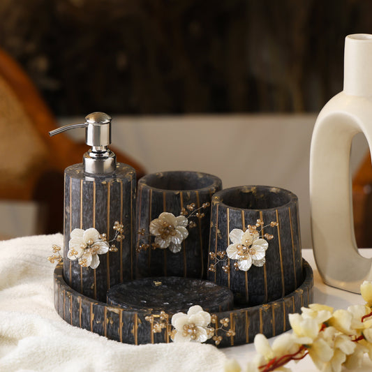 Resin Bathroom Set (Included 5 Items)