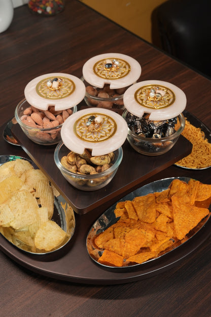 Revolving Oval Plate Platter