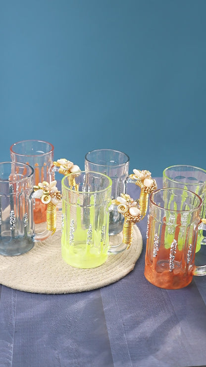 Premium Handcrafted Beer Mugs Set Of 6