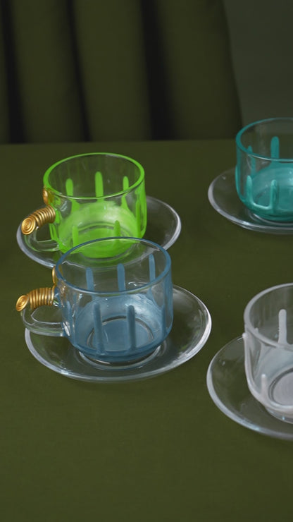 Tea Cups Multi Colour