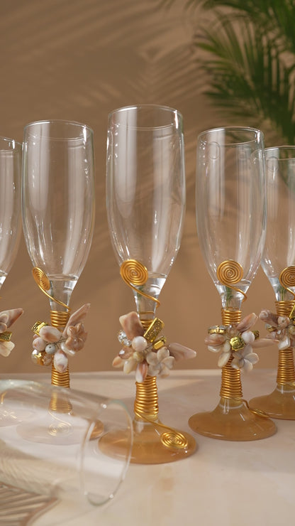 Champagne Glasses Set Of 6