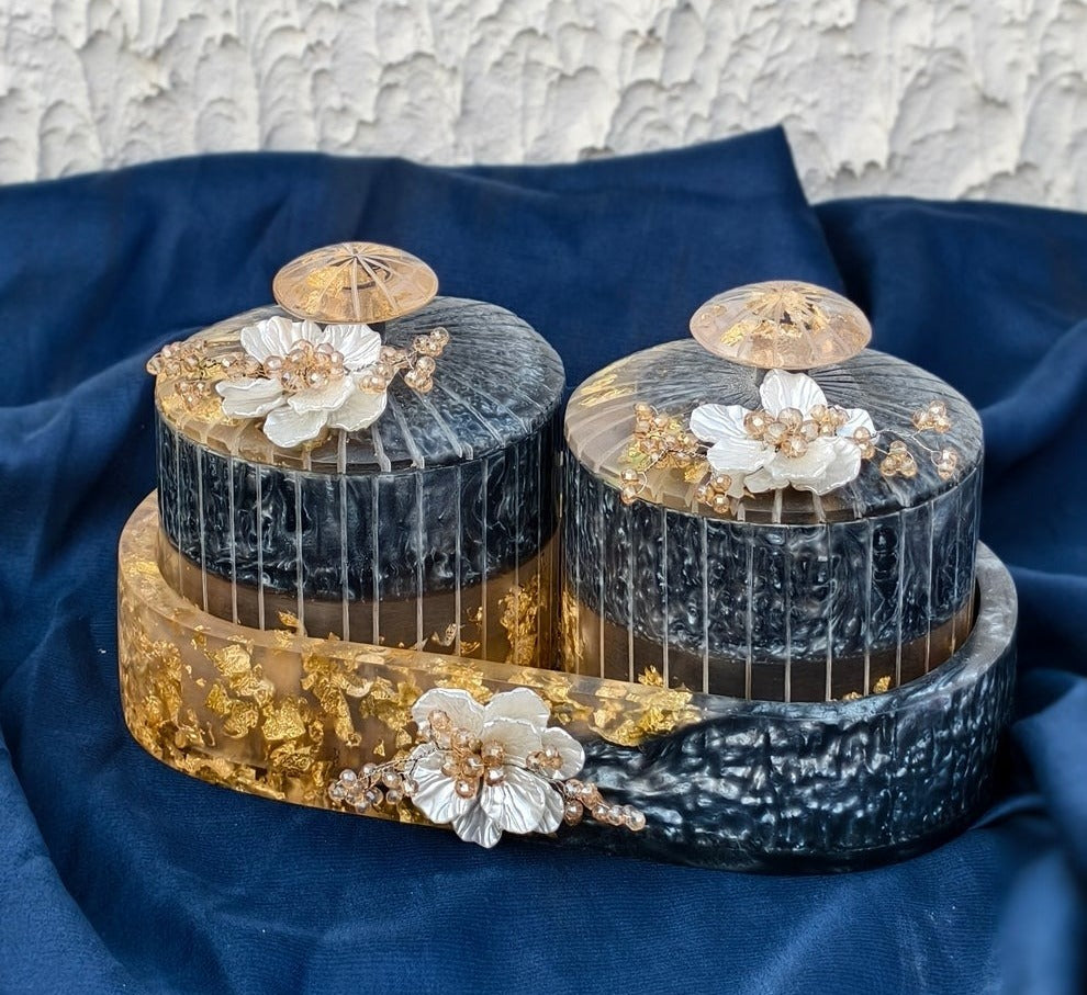 Dry Fruit Organiser with 2 Airtight Containers