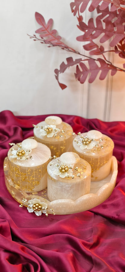 4 Jar Dry Fruit Organiser