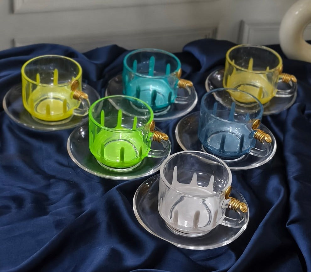 Resin-Designed Cup Set with Soccer Plate extra image