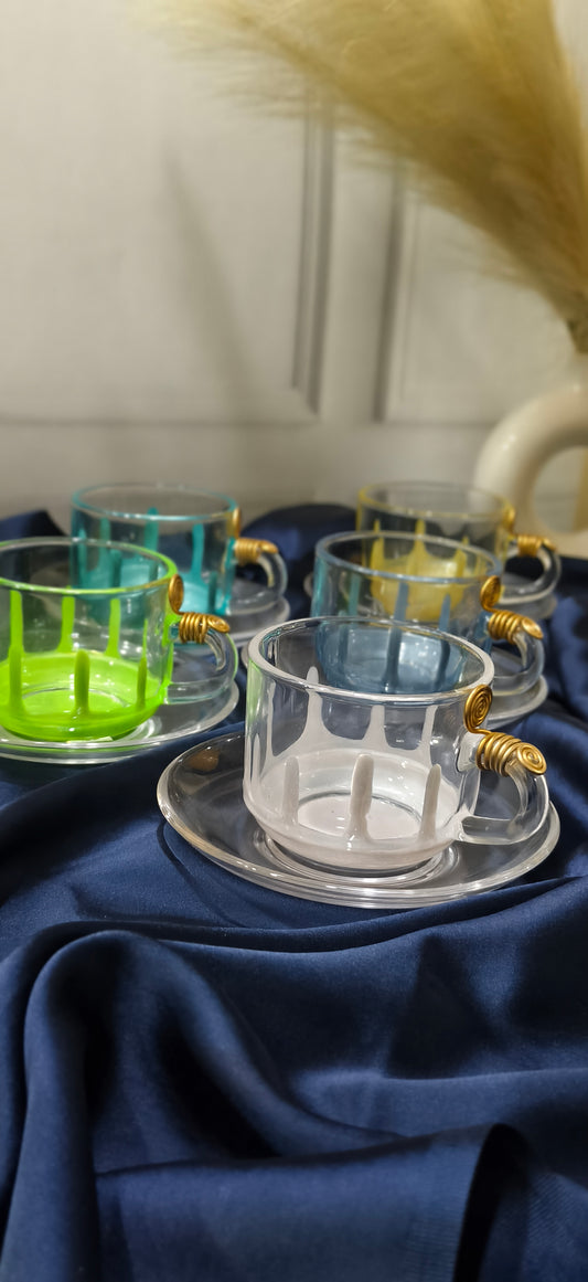 Cups sets With Resin Work