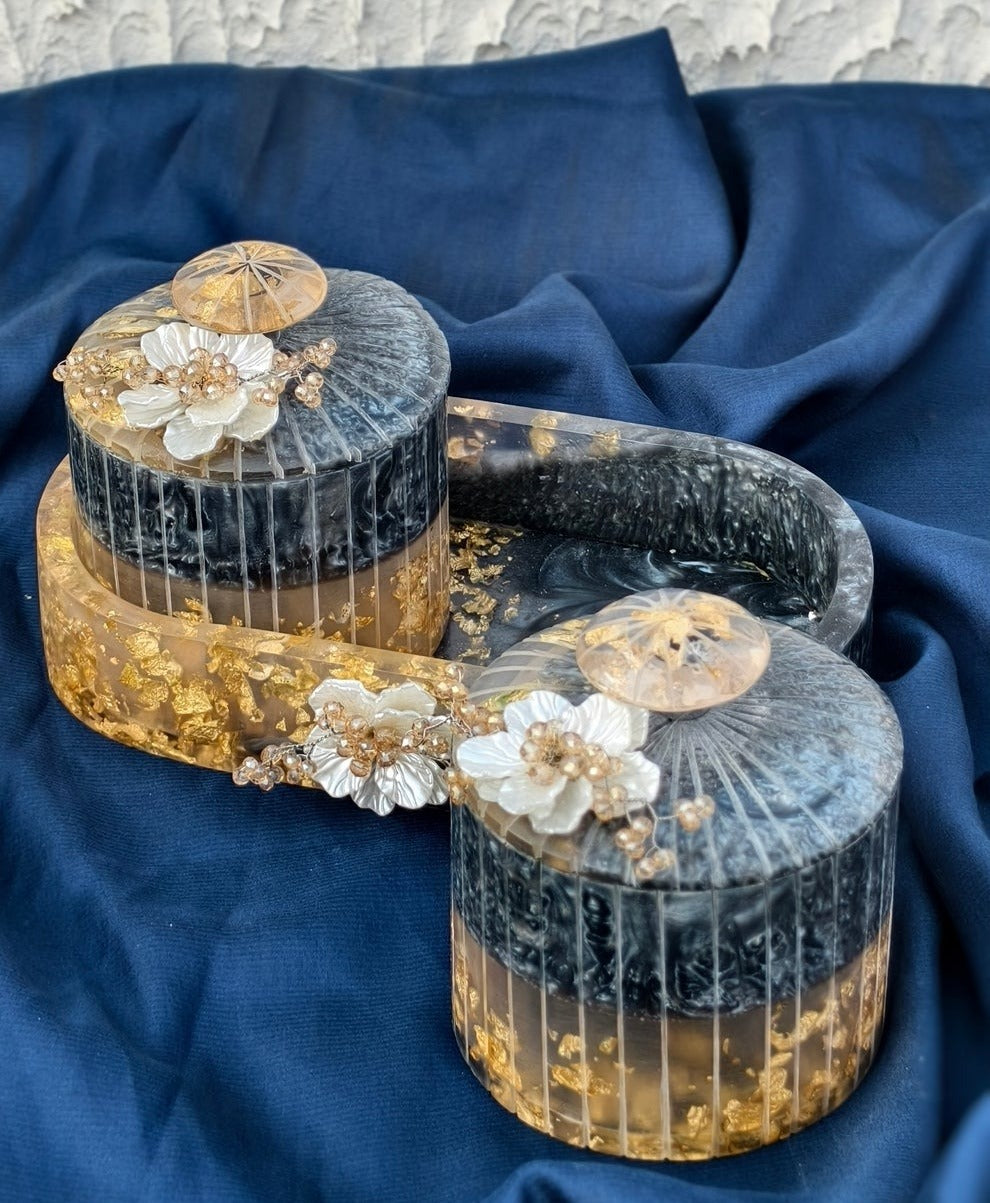 Dry Fruit Organiser with 2 Airtight Containers extra image