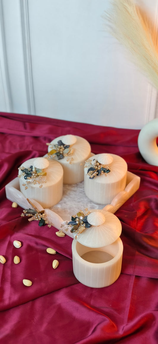 Dry fruit/Snacks Airtight Organiser Set Of 4