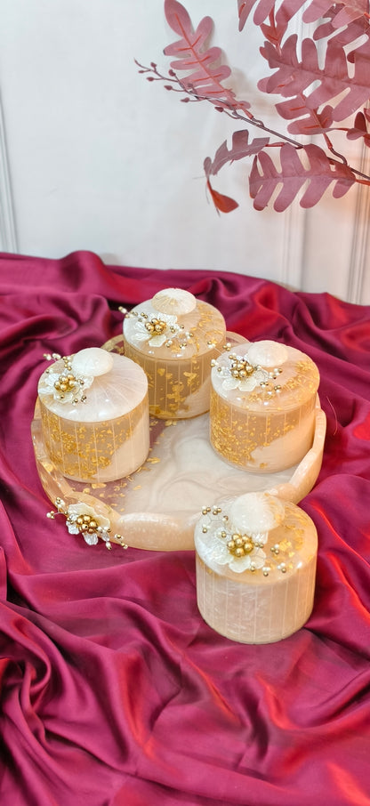 4 Jar Dry Fruit Organiser