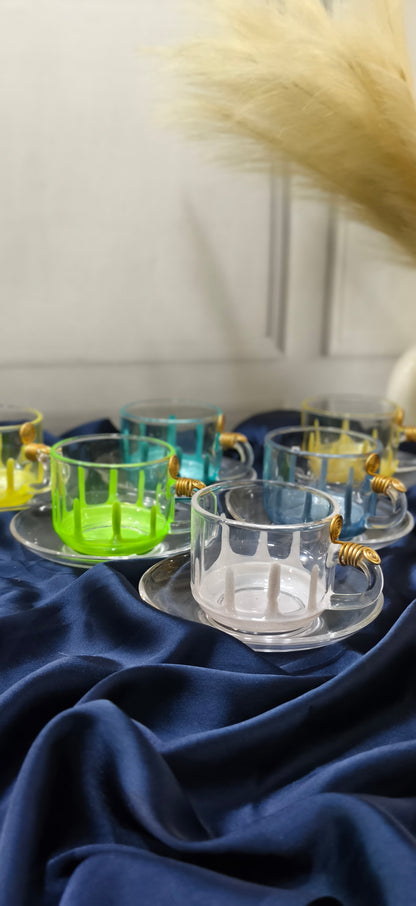 Cups sets With Resin Work