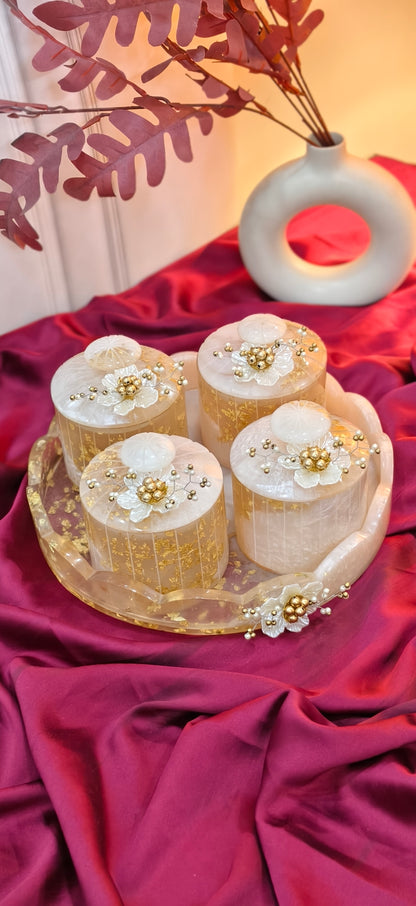 4 Jar Dry Fruit Organiser